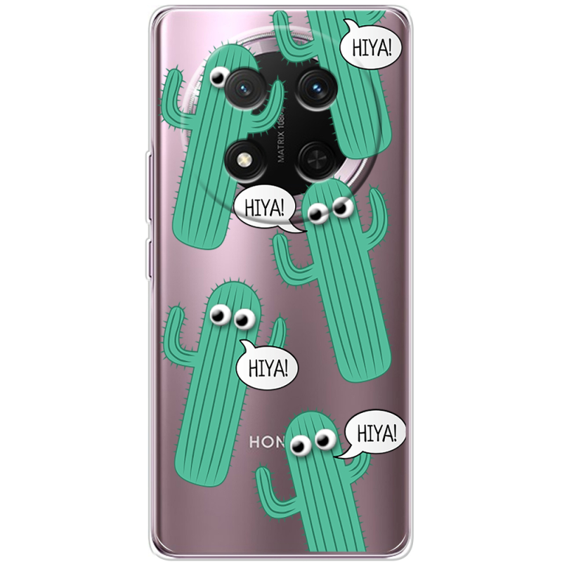 Прозорий чохол BoxFace Honor X9c с 3D-глазками HIYA