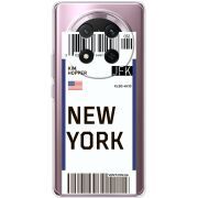 Прозорий чохол BoxFace Honor X9c Ticket New York