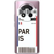 Прозорий чохол BoxFace Honor X9c Ticket Paris
