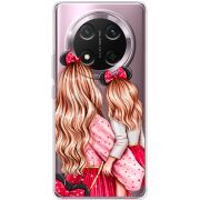 Прозорий чохол BoxFace Honor X9c Mouse Girls