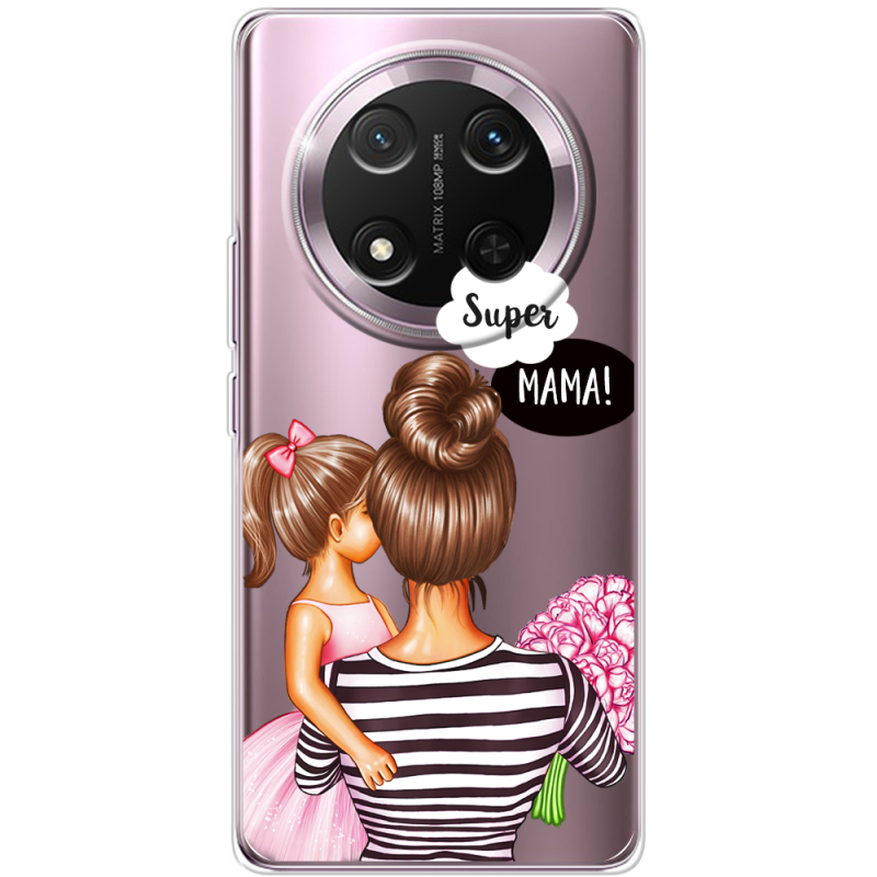 Прозорий чохол BoxFace Honor X9c Super Mama and Daughter