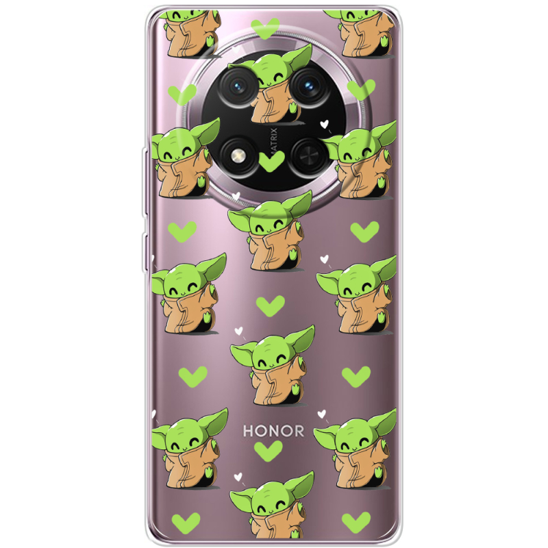 Прозорий чохол BoxFace Honor X9c Pattern Baby Yoda