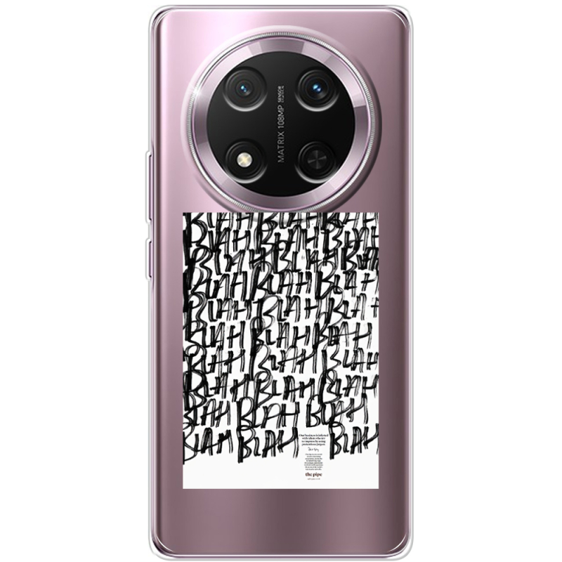 Прозорий чохол BoxFace Honor X9c Blah Blah