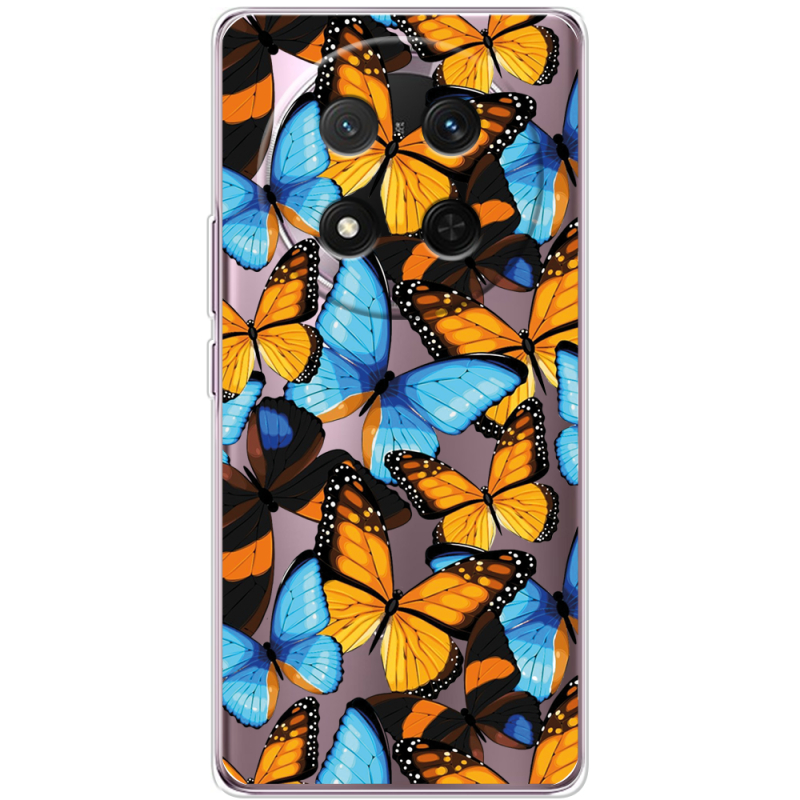 Прозорий чохол BoxFace Honor X9c Butterfly Morpho