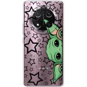 Прозорий чохол BoxFace Honor X9c Baby Yoda