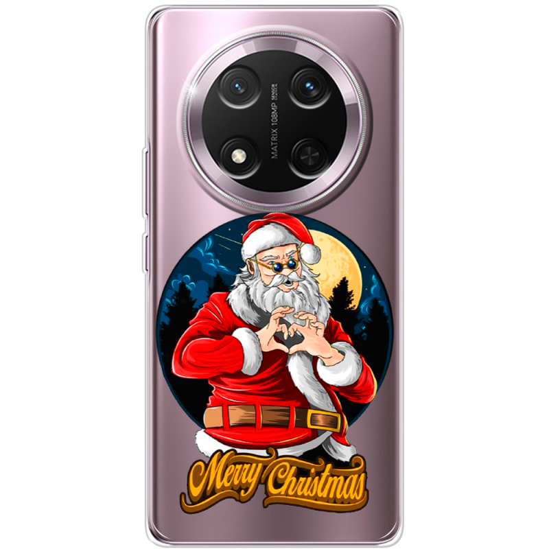 Прозорий чохол BoxFace Honor X9c Cool Santa