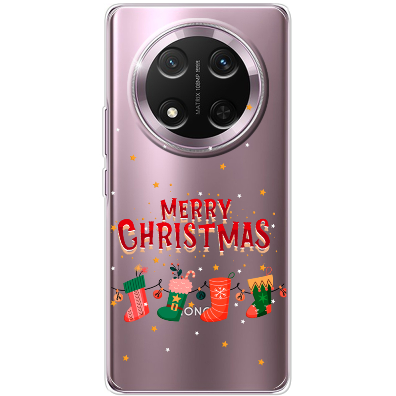 Прозорий чохол BoxFace Honor X9c Merry Christmas