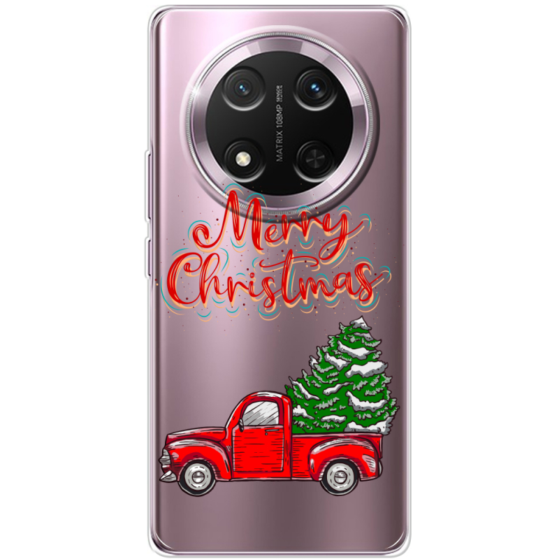 Прозорий чохол BoxFace Honor X9c Holiday Car