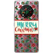 Прозорий чохол BoxFace Honor X9c Vintage Christmas Pattern