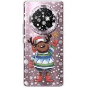 Прозорий чохол BoxFace Honor X9c Christmas Deer with Snow