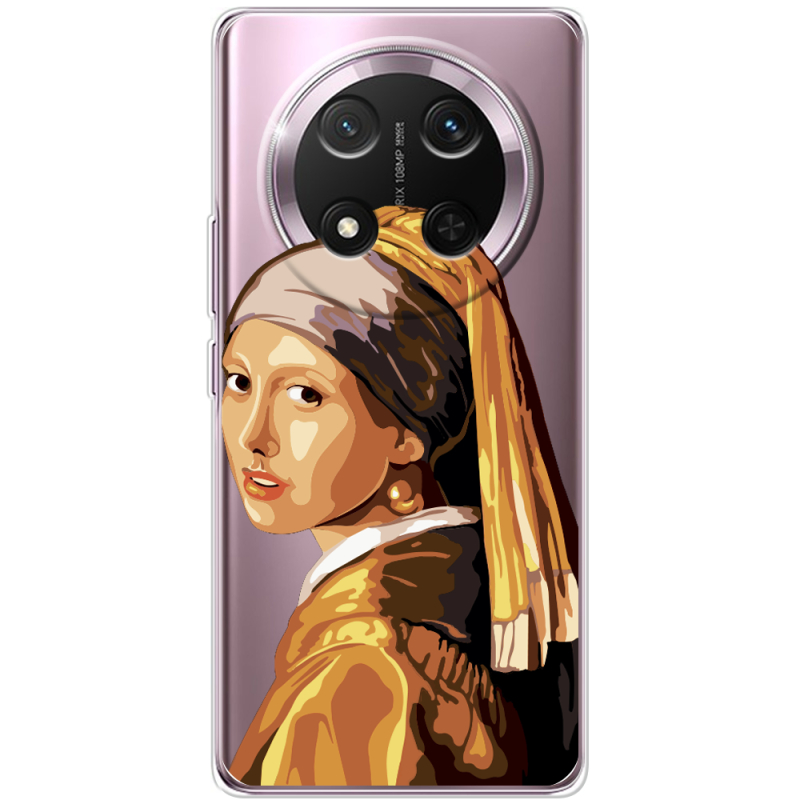 Прозорий чохол BoxFace Honor X9c Девушка с жемчужной серёжкой