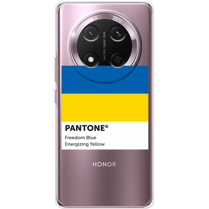 Прозорий чохол BoxFace Honor X9c Pantone вільний синій