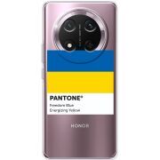 Прозорий чохол BoxFace Honor X9c Pantone вільний синій