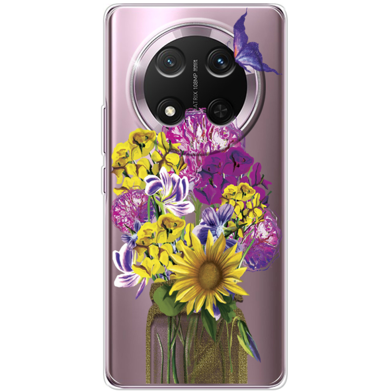 Прозорий чохол BoxFace Honor X9c My Bouquet