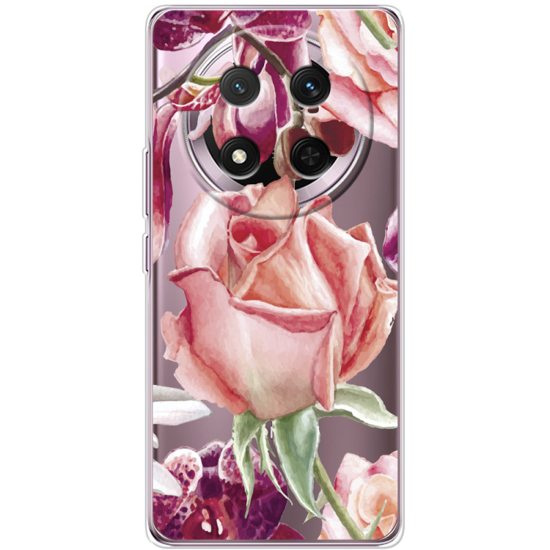 Прозорий чохол BoxFace Honor X9c Rose