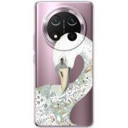 Прозорий чохол BoxFace Honor X9c Swan