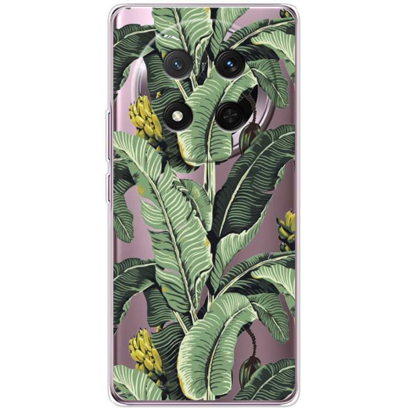Прозорий чохол BoxFace Honor X9c Banana Leaves