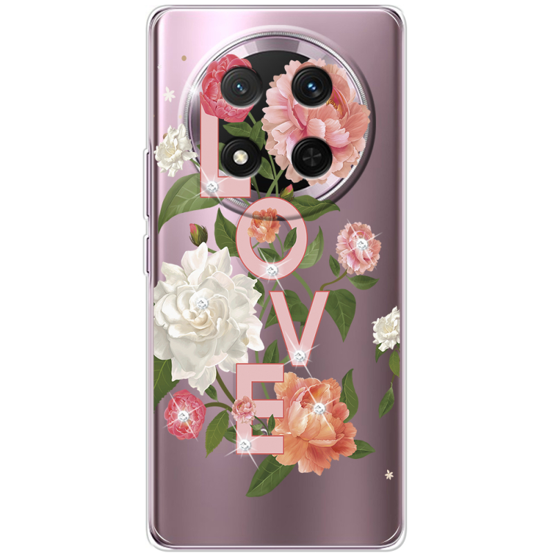 Чохол зі стразами Honor X9c Love