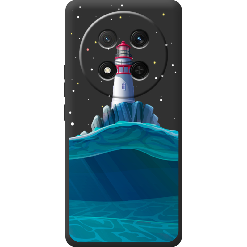 Чорний чохол BoxFace Honor X9c Lighthouse