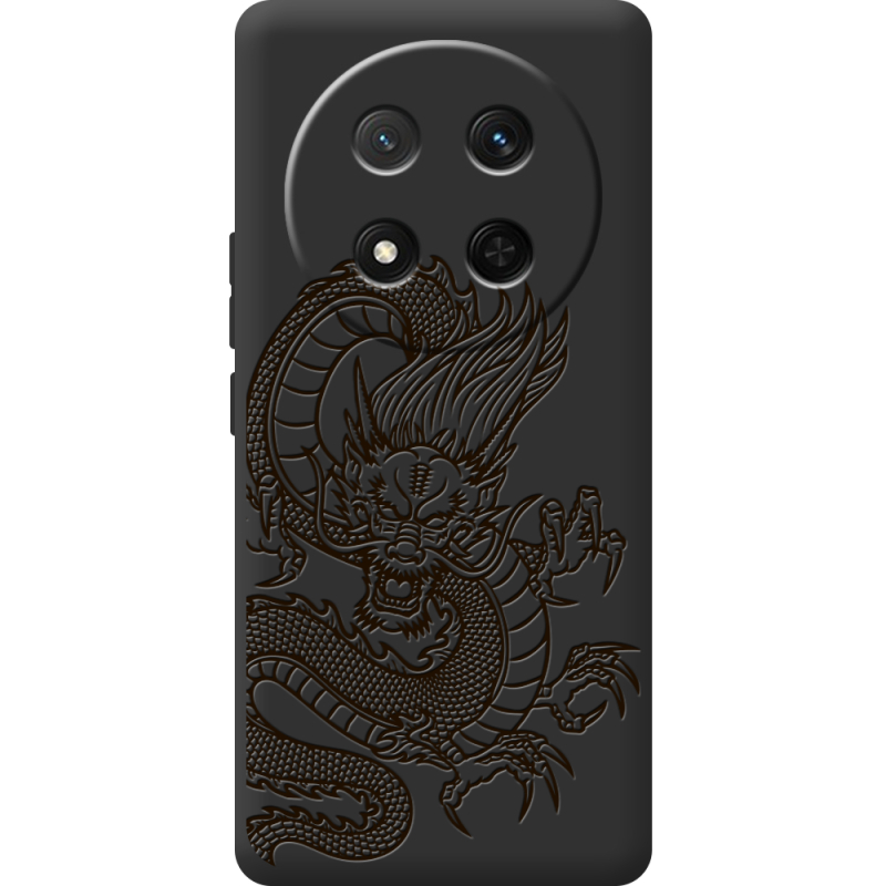 Чорний чохол BoxFace Honor X9c Chinese Dragon