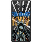 Чорний чохол BoxFace Honor X9c Привид Києва в дії