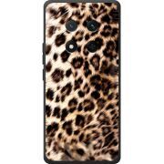 Чорний чохол BoxFace Honor X9c Леопардовий
