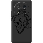 Чорний чохол BoxFace Honor X9c Skull and Roses