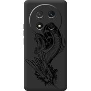 Чорний чохол BoxFace Honor X9c Snake