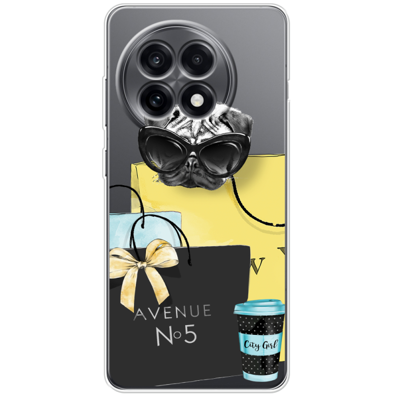 Прозорий чохол BoxFace OnePlus Ace 5 Fashion Pug