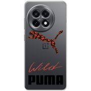 Прозорий чохол BoxFace OnePlus Ace 5 Wild Cat