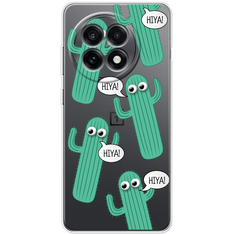 Прозорий чохол BoxFace OnePlus Ace 5 с 3D-глазками HIYA