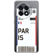 Прозорий чохол BoxFace OnePlus Ace 5 Ticket Paris