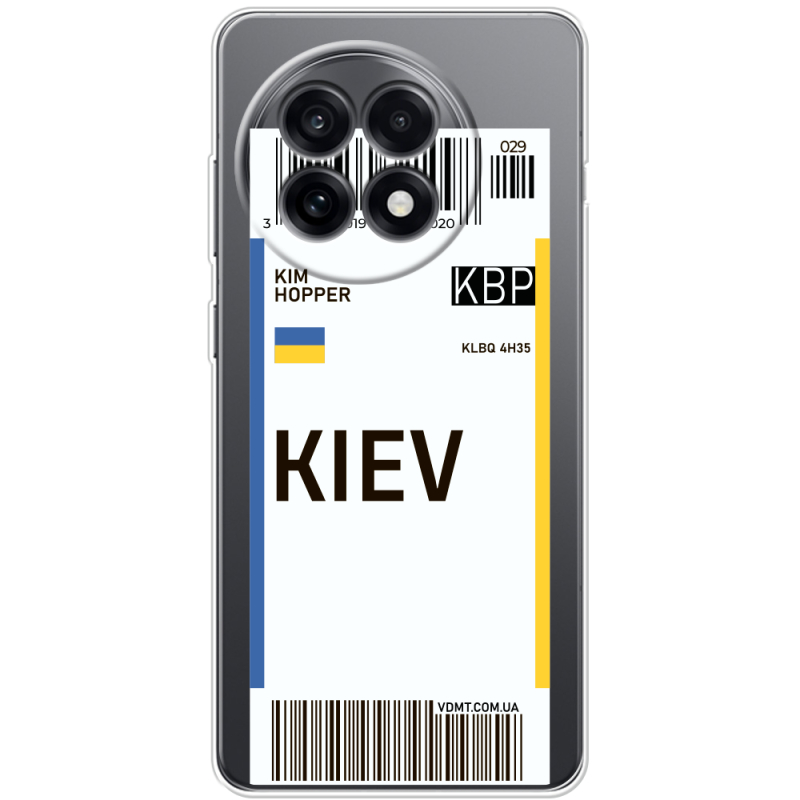 Прозорий чохол BoxFace OnePlus Ace 5 Ticket Kiev