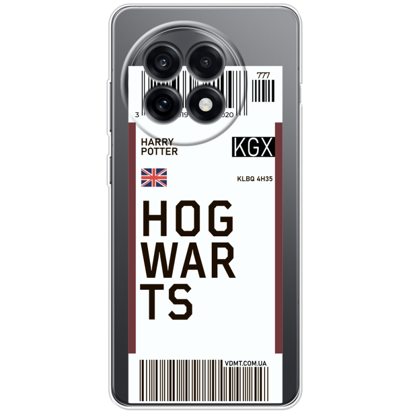 Прозорий чохол BoxFace OnePlus Ace 5 Ticket Hogwarts