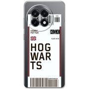 Прозорий чохол BoxFace OnePlus Ace 5 Ticket Hogwarts