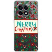 Прозорий чохол BoxFace OnePlus Ace 5 Vintage Christmas Pattern