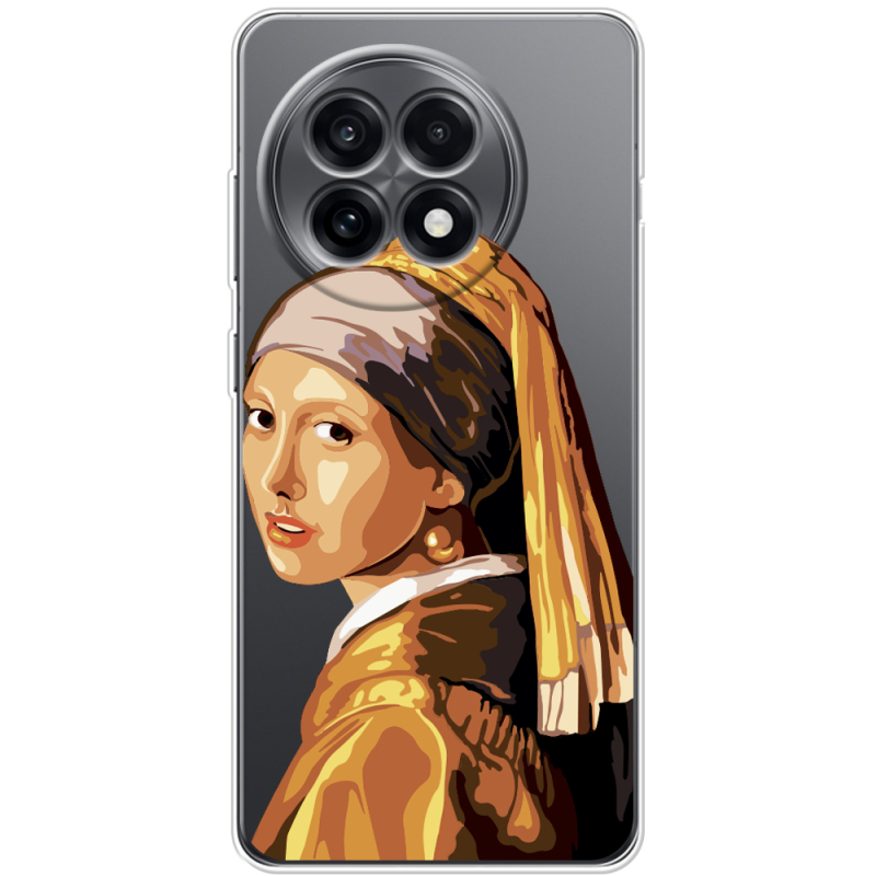 Прозорий чохол BoxFace OnePlus Ace 5 Девушка с жемчужной серёжкой