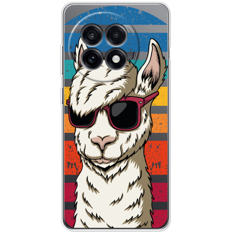 Прозорий чохол BoxFace OnePlus Ace 5 Стильна Лама