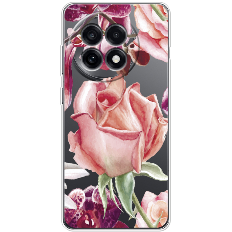 Прозорий чохол BoxFace OnePlus Ace 5 Rose