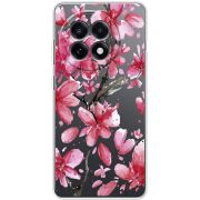 Прозорий чохол BoxFace OnePlus Ace 5 Pink Magnolia