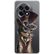 Прозорий чохол BoxFace OnePlus Ace 5 Steampunk Cat