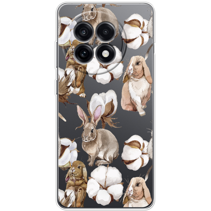 Прозорий чохол BoxFace OnePlus Ace 5 Cotton and Rabbits
