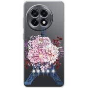 Чохол зі стразами OnePlus Ace 5 Eiffel Tower