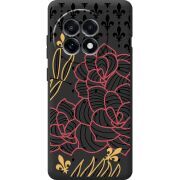 Чорний чохол BoxFace OnePlus Ace 5 FranceFlowers