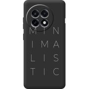 Чорний чохол BoxFace OnePlus Ace 5 Minimalistic