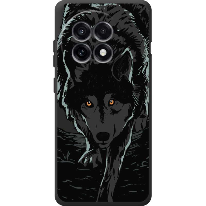Чорний чохол BoxFace OnePlus Ace 5 Wolf