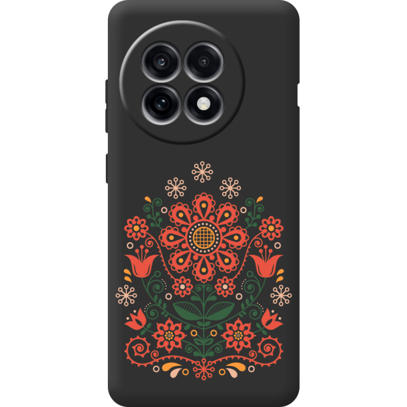 Чорний чохол BoxFace OnePlus Ace 5 Ukrainian Ornament