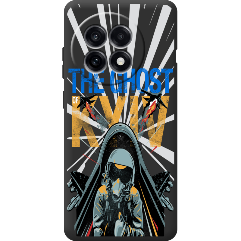 Чорний чохол BoxFace OnePlus Ace 5 Привид Києва в дії