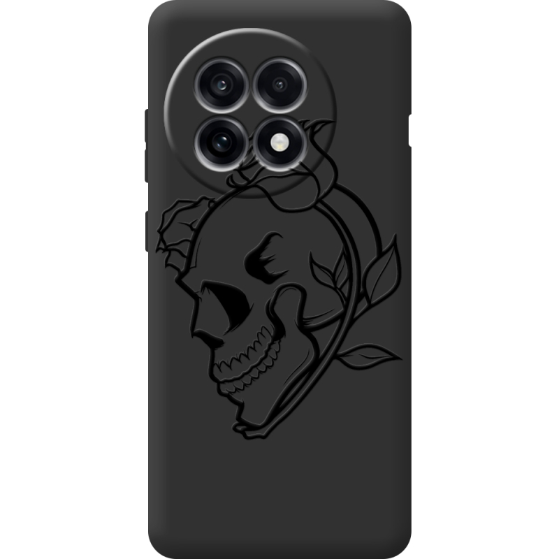 Чорний чохол BoxFace OnePlus Ace 5 Skull and Roses