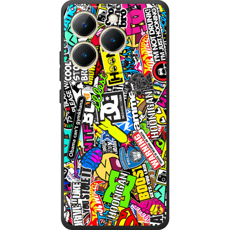 Чохол BoxFace Realme 15T Multicolored Inscriptions